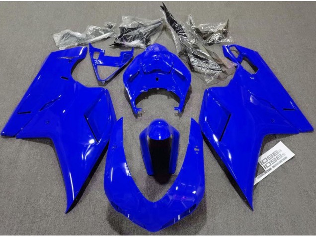 Blu Lucido Semplice 2007-2014 Ducati 848 1098 1198 Carena Moto Blu Lucido Semplice 2007-2014 Ducati 848 1098 1198 Carena Moto