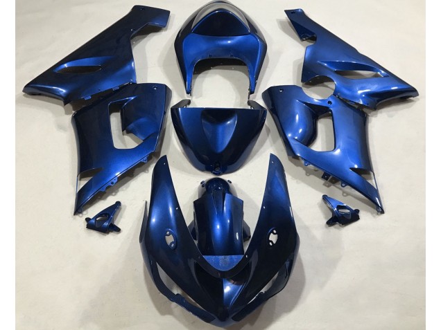 Blu Metallizzato 2005-2006 ZX6R Carena Moto Blu Metallizzato 2005-2006 ZX6R Carena Moto
