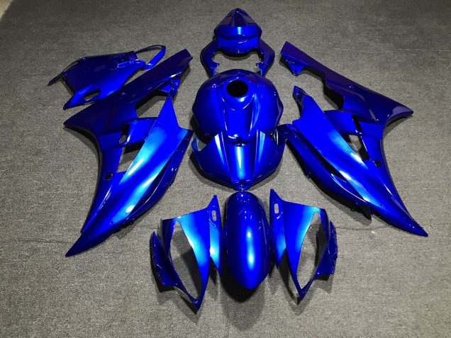 Blu Metallizzato Tinta Unita 2006-2007 R6 Carena Moto Blu Metallizzato Tinta Unita 2006-2007 R6 Carena Moto