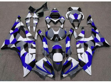 Blu Mimetico Tinta Unita 2008-2016 R6 Carena Moto