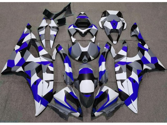 Blu Mimetico Tinta Unita 2008-2016 R6 Carena Moto Blu Mimetico Tinta Unita 2008-2016 R6 Carena Moto