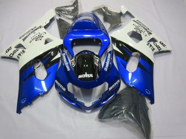 Blu & Nero 2001-2003 GSXR 600-750 Carena Moto