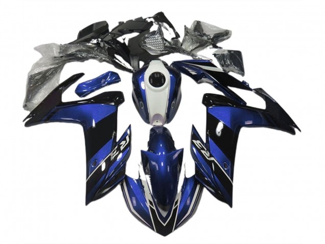 Blu & Nero Lucido 2015-2018 R3 Carena Moto Blu & Nero Lucido 2015-2018 R3 Carena Moto