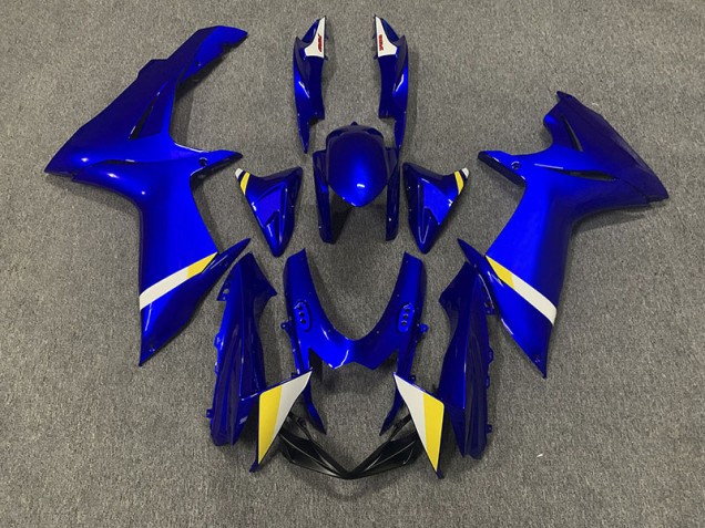 Blu Profondo Marchiato Suzuki 2011-2024 GSXR 600-750 Carena Moto Blu Profondo Marchiato Suzuki 2011-2024 GSXR 600-750 Carena Moto