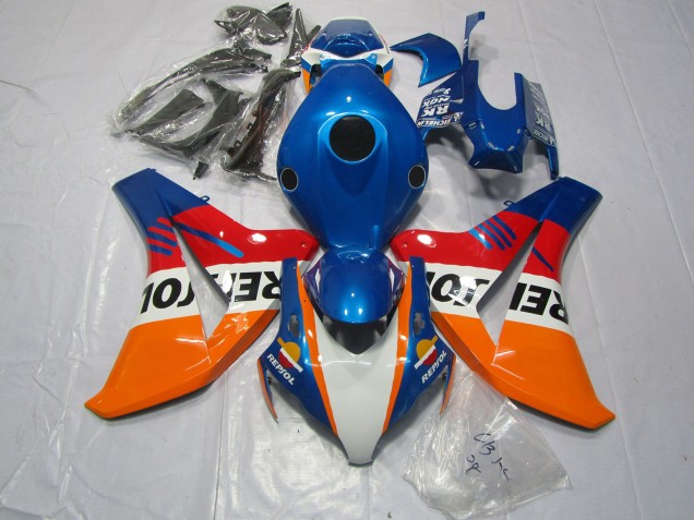 Blu Repsol & Rosso 2008-2011 CBR1000RR Carena Moto Blu Repsol & Rosso 2008-2011 CBR1000RR Carena Moto