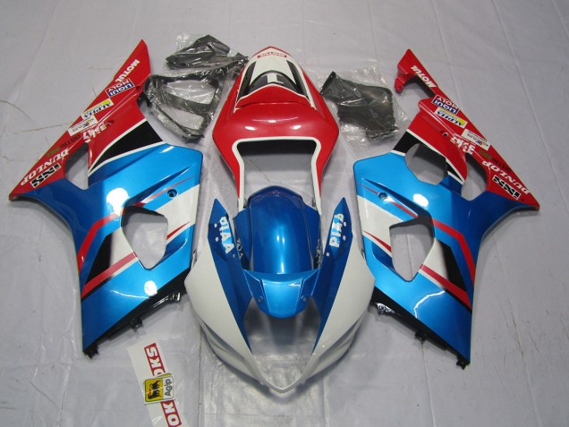 Blu & Rosso 2003-2004 GSXR 1000 Carena Moto