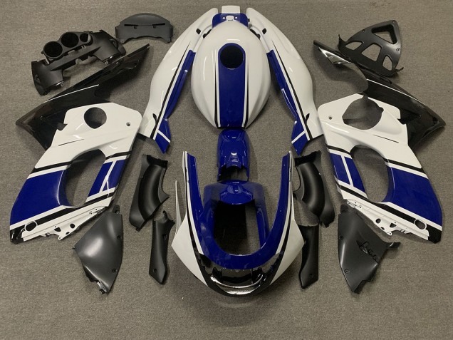 Blu Scuro & Bianco 1998-2007 YZF600 Carena Moto Blu Scuro & Bianco 1998-2007 YZF600 Carena Moto