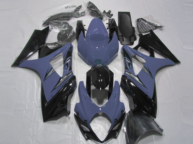 Blu Scuro & Nero 2007-2008 GSXR 1000 Carena Moto Blu Scuro & Nero 2007-2008 GSXR 1000 Carena Moto