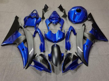 Blu Scuro & Nero Opaco 2008-2016 R6 Carena Moto