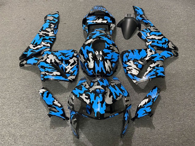 Camo & Blu 2005-2006 CBR600RR Carena Moto Camo & Blu 2005-2006 CBR600RR Carena Moto