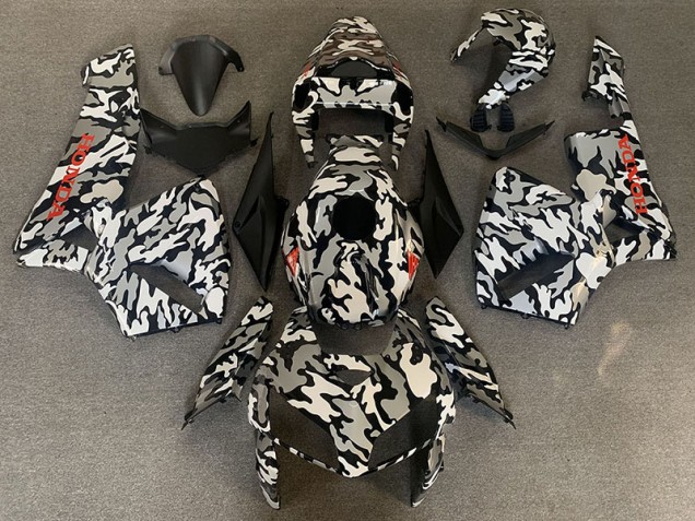 Camo & Decalcomanie Rosse 2005-2006 CBR600RR Carena Moto Camo & Decalcomanie Rosse 2005-2006 CBR600RR Carena Moto