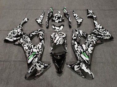 Camo & Logo Verde 2008-2010 ZX10R Carena Moto