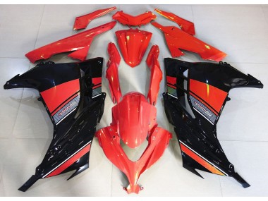 Caramella Rossa & Nera 2013-2018 Ninja 300 Carena Moto