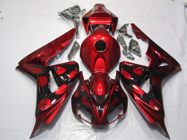 Caramelle Rosse & Nere 2006-2007 CBR1000RR Carena Moto Caramelle Rosse & Nere 2006-2007 CBR1000RR Carena Moto
