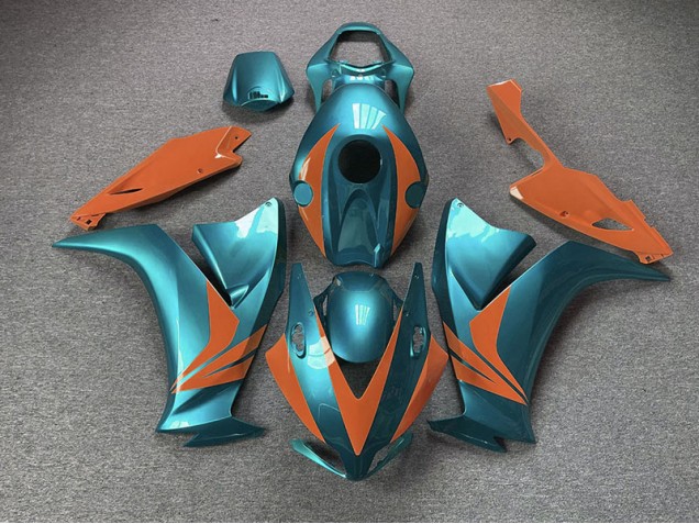Ciano & Arancione Lucidi 2012-2016 CBR1000RR Carena Moto Ciano & Arancione Lucidi 2012-2016 CBR1000RR Carena Moto