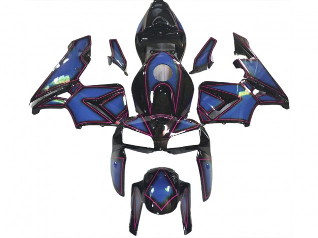 Contorno Blu Intenso & Rosa 2005-2006 CBR600RR Carena Moto Contorno Blu Intenso & Rosa 2005-2006 CBR600RR Carena Moto