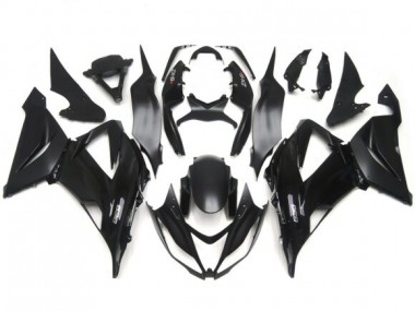 Decalcomanie Lucide Semplici Nere Lucide/Opache 2013-2018 ZX6R Carena Moto