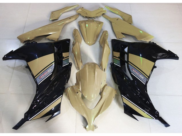 Deserto Marrone Chiaro & Nero 2013-2018 Ninja 300 Carena Moto Deserto Marrone Chiaro & Nero 2013-2018 Ninja 300 Carena Moto