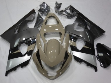 Deserto Tan & Argento 2004-2005 GSXR 600-750 Carena Moto