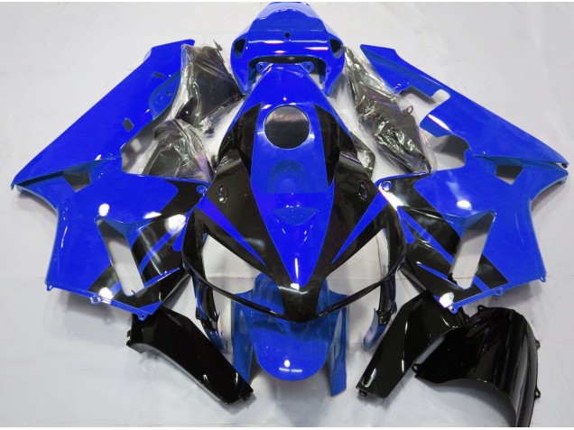 Design Blu Lucido & Nero 2005-2006 CBR600RR Carena Moto Design Blu Lucido & Nero 2005-2006 CBR600RR Carena Moto