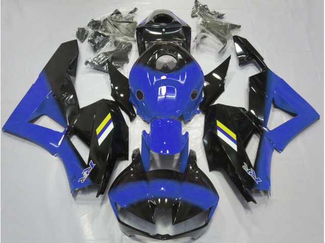 Design Blu Lucido & Nero 2013-2023 CBR600RR Carena Moto Design Blu Lucido & Nero 2013-2023 CBR600RR Carena Moto