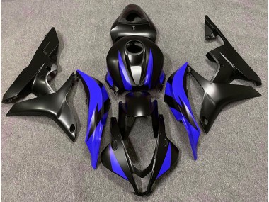 Design Nero Opaco & Blu 2007-2008 CBR600RR Carena Moto