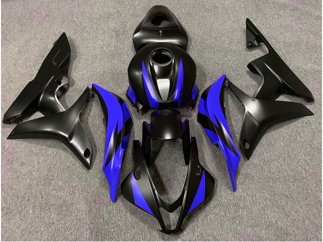Design Nero Opaco & Blu 2007-2008 CBR600RR Carena Moto