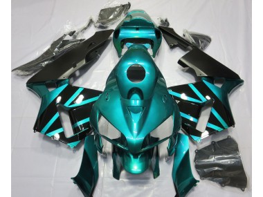 Design Verde Acqua & Nero Lucido 2005-2006 CBR600RR Carena Moto