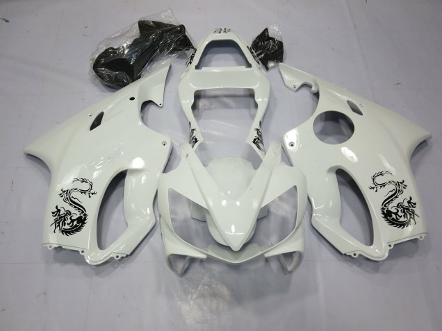 Drago Bianco 2001-2003 CBR600 F4i Carena Moto Drago Bianco 2001-2003 CBR600 F4i Carena Moto
