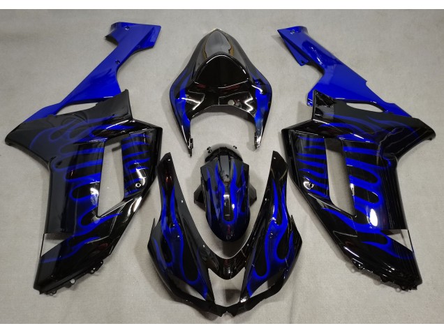 Fiamma Blu 2007-2008 ZX6R Carena Moto Fiamma Blu 2007-2008 ZX6R Carena Moto