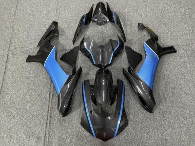 Fibra Di Carbonio & Azzurro 2015-2019 R1 Carena Moto
