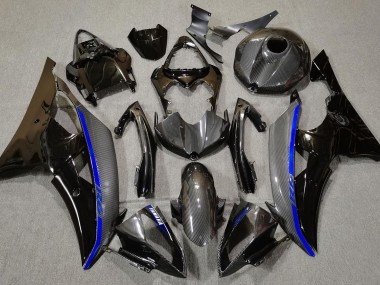 Fibra Di Carbonio & Blu 2008-2016 R6 Carena Moto