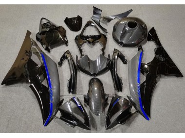 Fibra Di Carbonio & Blu 2008-2016 R6 Carena Moto