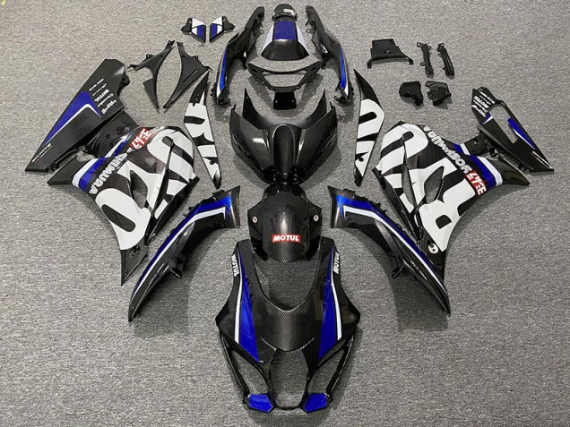 Fibra Di Carbonio Stile & Blu 2017-2023 GSXR 1000 Carena Moto Fibra Di Carbonio Stile & Blu 2017-2023 GSXR 1000 Carena Moto
