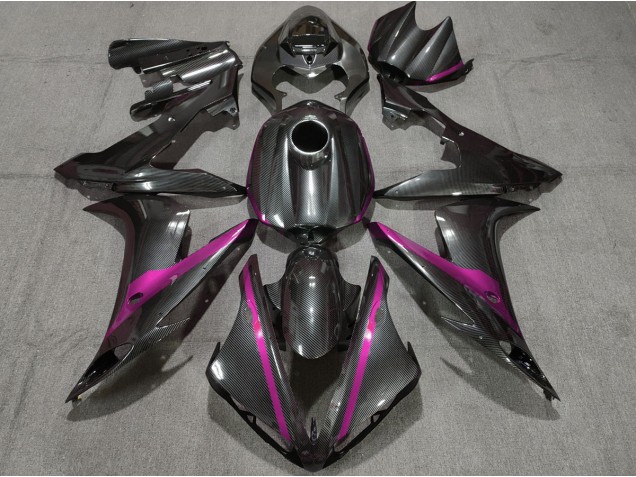 Fibra Di Carbonio Stile W Rosa 2004-2006 R1 Carena Moto Fibra Di Carbonio Stile W Rosa 2004-2006 R1 Carena Moto