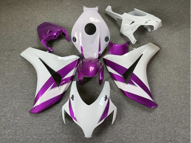 Finiture Bianche & Viola Lucide 2008-2011 CBR1000RR Carena Moto