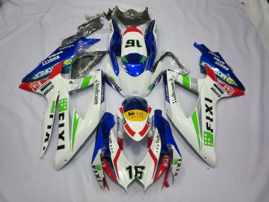 Fixi Blu 2008-2010 GSXR 600-750 Carena Moto