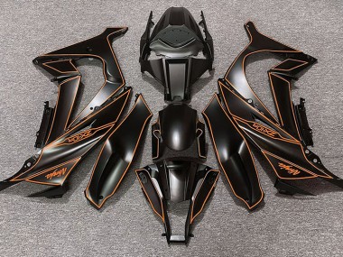 Fodera Nera Opaca & Arancione 2011-2015 ZX10R Carena Moto