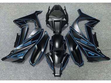 Fodera Nera Opaca & Blu 2011-2015 ZX10R Carena Moto