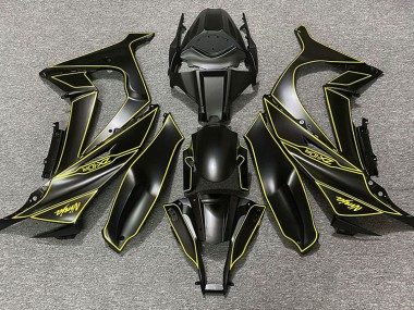 Fodera Nera Opaca & Gialla 2011-2015 ZX10R Carena Moto