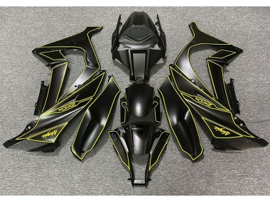 Fodera Nera Opaca & Gialla 2011-2015 ZX10R Carena Moto