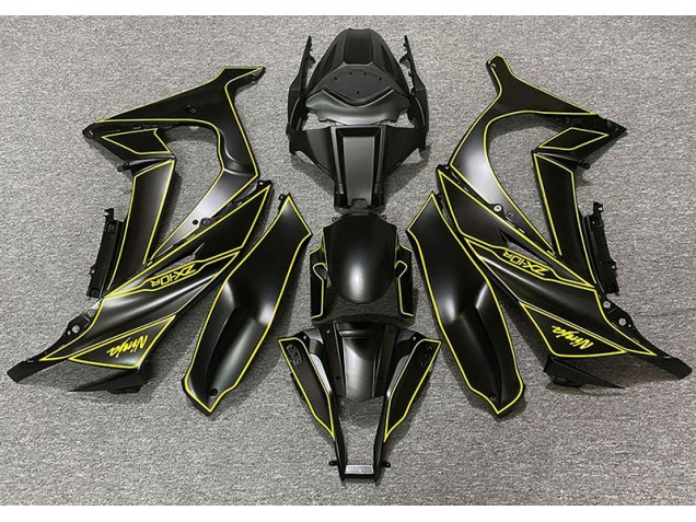 Fodera Nera Opaca & Gialla 2011-2015 ZX10R Carena Moto Fodera Nera Opaca & Gialla 2011-2015 ZX10R Carena Moto