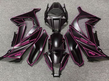 Fodera Nera Opaca & Rosa 2011-2015 ZX10R Carena Moto