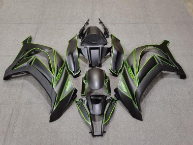 Fodera Nera Opaca & Verde 2011-2015 ZX10R Carena Moto