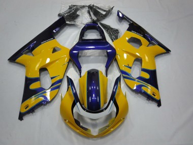 Giallo Blu 2001-2003 GSXR 600-750 Carena Moto