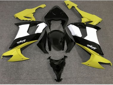 Giallo Lucido Bianco & Nero 2008-2010 ZX10R Carena Moto