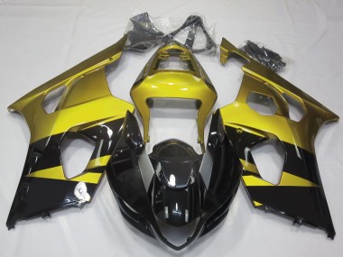Giallo Lucido & Nero 2003-2004 GSXR 1000 Carena Moto