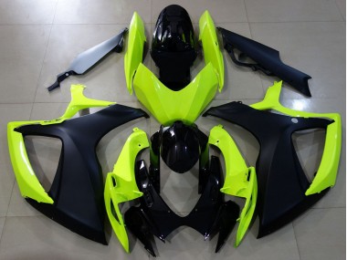 Giallo Lucido & Nero 2006-2007 GSXR 600-750 Carena Moto