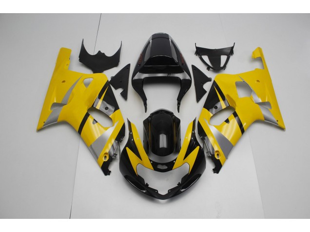 Giallo & Nero 2001-2003 GSXR 600-750 Carena Moto Giallo & Nero 2001-2003 GSXR 600-750 Carena Moto