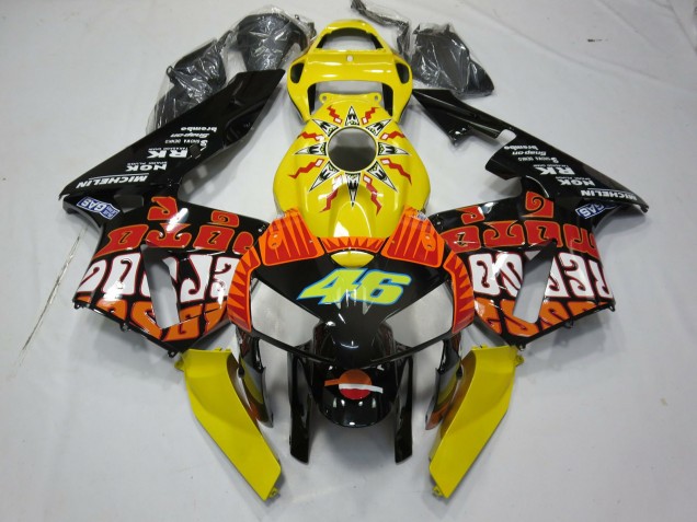 Giallo Rossi 2005-2006 CBR600RR Carena Moto Giallo Rossi 2005-2006 CBR600RR Carena Moto